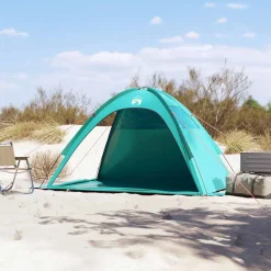 Loisirs De Plein Air-vidaXL Tente de plage d'eau imperméable Vert
