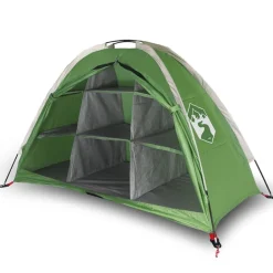 Loisirs De Plein Air-vidaXL Tente de rangement avec 9 compartiments imperméable Vert