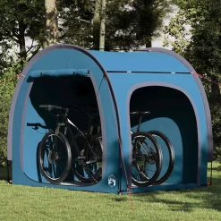 Loisirs De Plein Air-vidaXL Tente de rangement pour vélos avec toit 218 x 156 x 180 cm Bleu