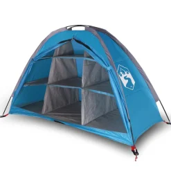 Loisirs De Plein Air-vidaXL Tente de rangement avec 9 compartiments imperméable Bleu