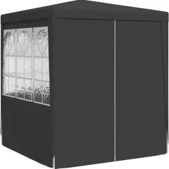 vidaXL Tente de réception et parois latérales 2x2 m 90 g/m²