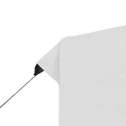Pelouses & Jardins-vidaXL Tente de réception pliable Aluminium 3 x 3 m Blanc