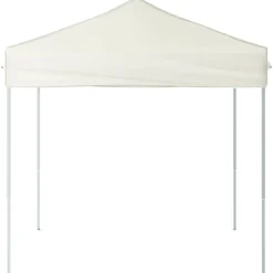 Pelouses & Jardins-vidaXL Tente de réception pliable Crème 2x2 m Crème