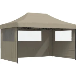 vidaXL Tente de réception pliable escamotable 3 parois latérales