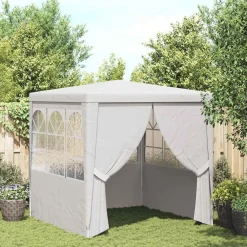 vidaXL Tente de réception avec parois latérales 2x2 m 90 g/m²
