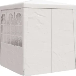 vidaXL Tente de réception avec parois latérales 2x2 m 90 g/m²