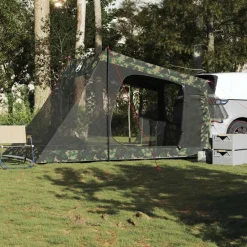 Loisirs De Plein Air-vidaXL Tente de voiture 2 personnes imperméable Camouflage