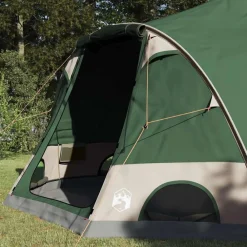 Loisirs De Plein Air-vidaXL Tente en dôme 4 personnes avec toit 505 x 450 x 248 cm Vert