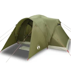 Loisirs De Plein Air-vidaXL Tente familiale à dôme 6 personnes imperméable Vert olive