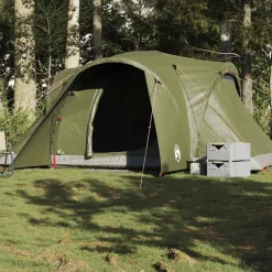 Loisirs De Plein Air-vidaXL Tente familiale à dôme 6 personnes imperméable Vert olive