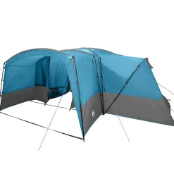 vidaXL Tente familiale 12 personnes et gris 760 x 645 x 230 cm