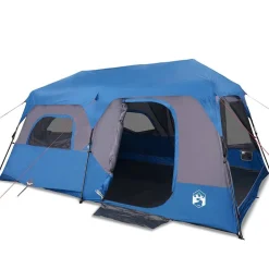 vidaXL Tente familiale 9 personnes libération rapide imperméable