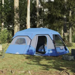 vidaXL Tente familiale 9 personnes libération rapide imperméable