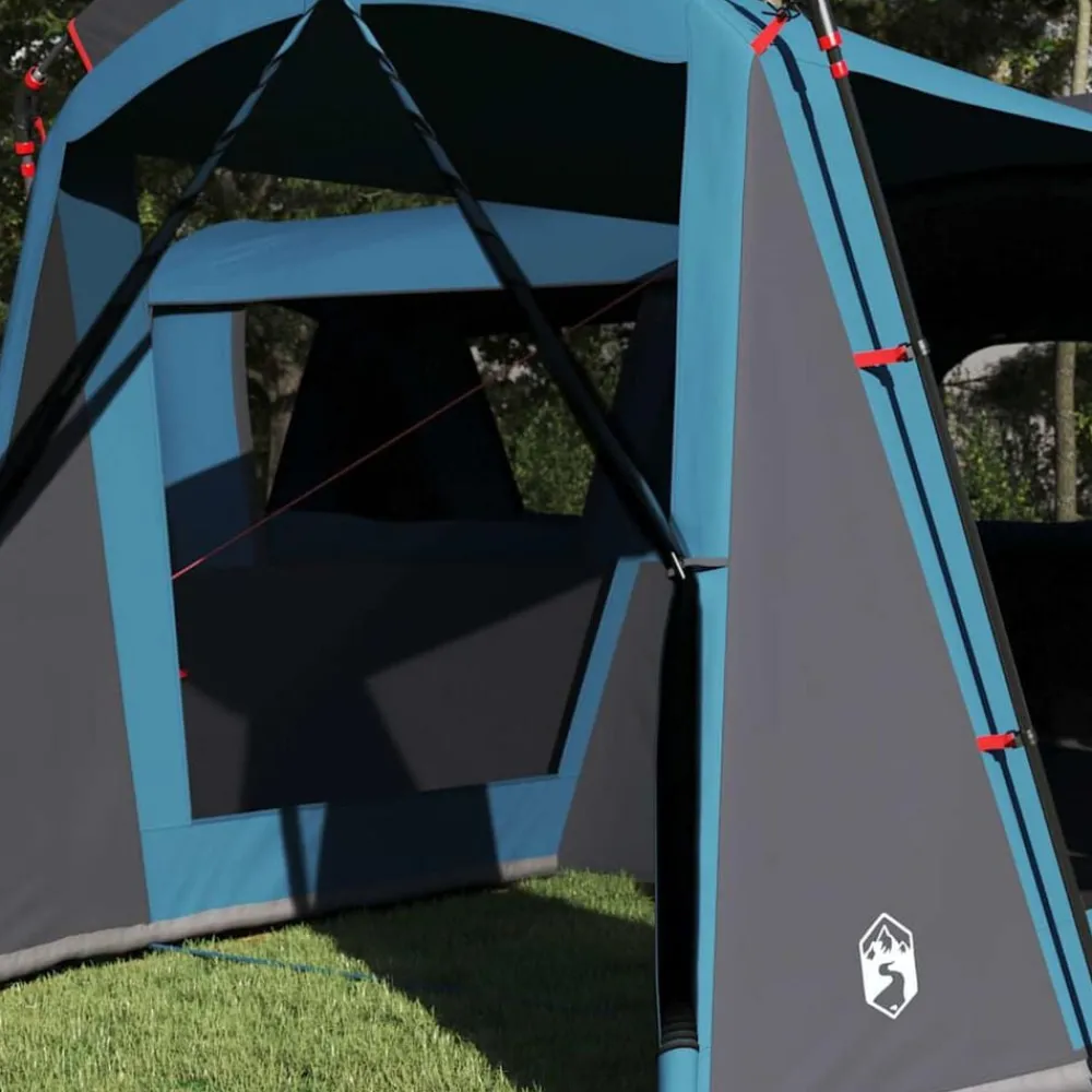 vidaXL Tente familiale 20 personnes et gris 745 x 700 x 217 cm