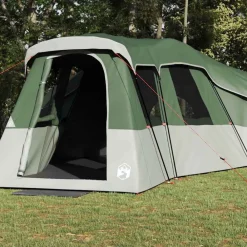Loisirs De Plein Air-vidaXL Tente familiale avec toit 762 x 655 x 218 cm taffetas Vert
