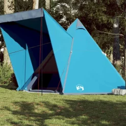 Loisirs De Plein Air-vidaXL Tente familiale tipi 6 personnes imperméable Bleu