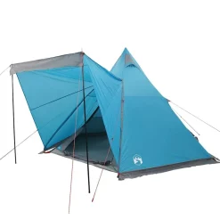 Loisirs De Plein Air-vidaXL Tente familiale tipi 6 personnes imperméable Bleu