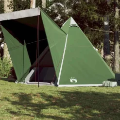 Loisirs De Plein Air-vidaXL Tente familiale tipi 6 personnes imperméable Vert