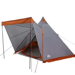 vidaXL Tente familiale tipi 6 personnes et orange imperméable