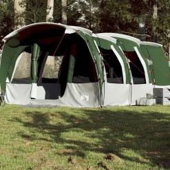Loisirs De Plein Air-vidaXL Tente familiale tunnel 8 personnes imperméable Vert