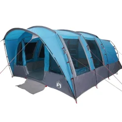 Loisirs De Plein Air-vidaXL Tente familiale tunnel 8 personnes imperméable Bleu