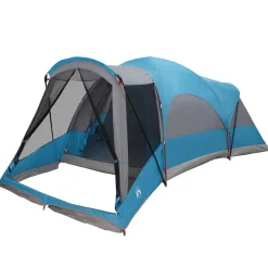 Loisirs De Plein Air-vidaXL Tente familiale tunnel 8 personnes imperméable Bleu