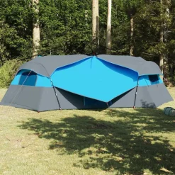 Loisirs De Plein Air-vidaXL Tente intérieure avec toit 520 x 520 x 190 cm taffetas Bleu
