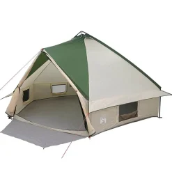vidaXL Tente Teepee 10 personnes et blanc 567 x 470 x 242 cm
