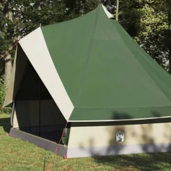Loisirs De Plein Air-vidaXL Tente Tipi avec toit 400 x 346 x 250 cm taffetas Vert