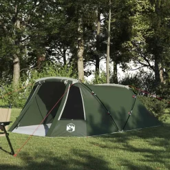 vidaXL Tente Tunnel 3 Personnes et blanc 328 x 228 x 115 cm