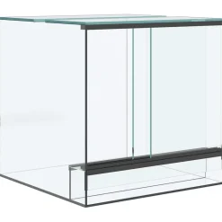Articles Pour Animaux De Compagnie-vidaXL Terrarium avec stockage Transparent 30 x 30 x 30 cm Verre