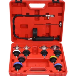 Equipement & Outils De Garage-vidaXL Testeur de pression pour refroidissement et bouchon 14 pcs
