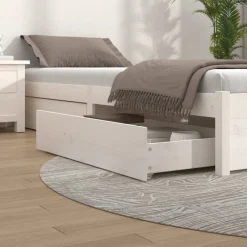 vidaXL Tiroirs de lit 4 pcs Bois de pin massif