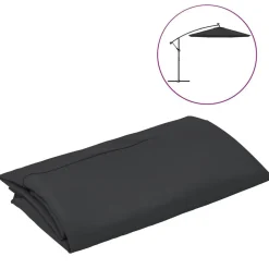 vidaXL Tissu de remplacement pour parasol déporté 300 cm
