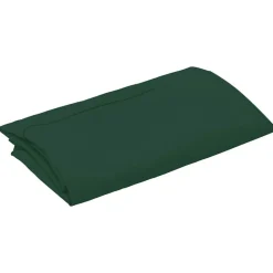Pelouses & Jardins-vidaXL Tissu de remplacement pour parasol déporté 300 cm Vert