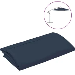 vidaXL Tissu de remplacement pour parasol déporté 300 cm