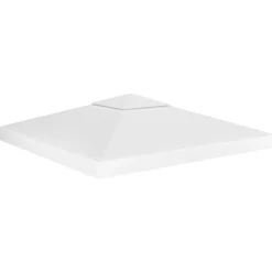 vidaXL Toile de toit de belvédère 2 niveaux 310 g/m² 3x3 m