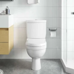 Plomberie-vidaXL Toilette avec réservoir Blanc