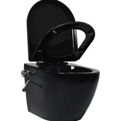 vidaXL Toilette suspendue et sans bord avec réservoir céramique