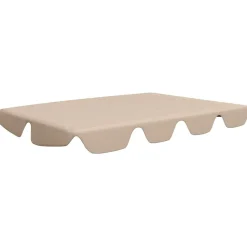 Pelouses & Jardins-vidaXL Toit de rechange de balançoire 188/168x145/110 cm Beige