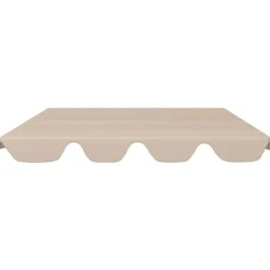 Pelouses & Jardins-vidaXL Toit de rechange de balançoire 188/168x145/110 cm Beige