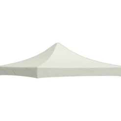 Pelouses & Jardins-vidaXL Toit de tente de réception 3 x 3 m Crème Cr&egrave;me