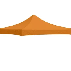 Pelouses & Jardins-vidaXL Toit de tente de réception 3x3 m 270 g/m² Orange