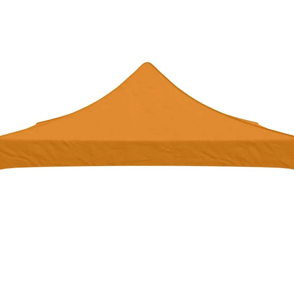 Pelouses & Jardins-vidaXL Toit de tente de réception 3x3 m 270 g/m² Orange