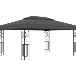 vidaXL Tonnelle avec double toit 3x4 m