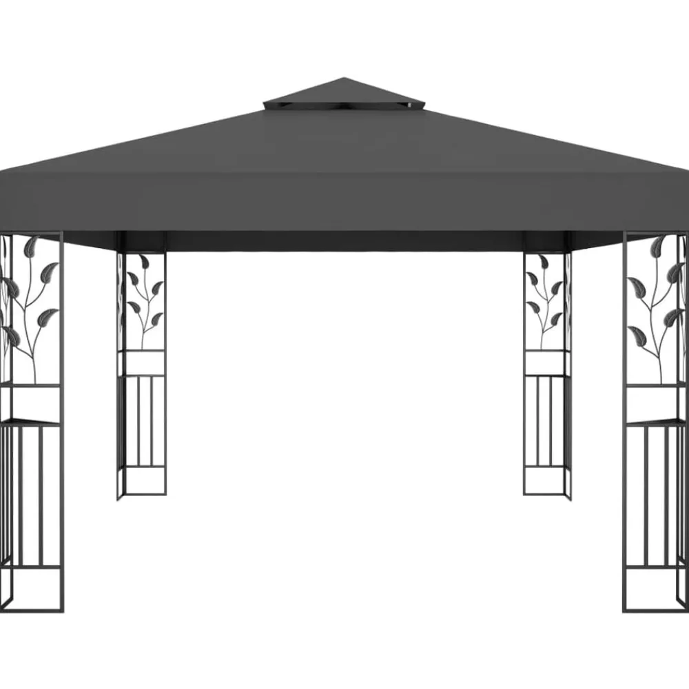 vidaXL Tonnelle avec double toit 3x4 m