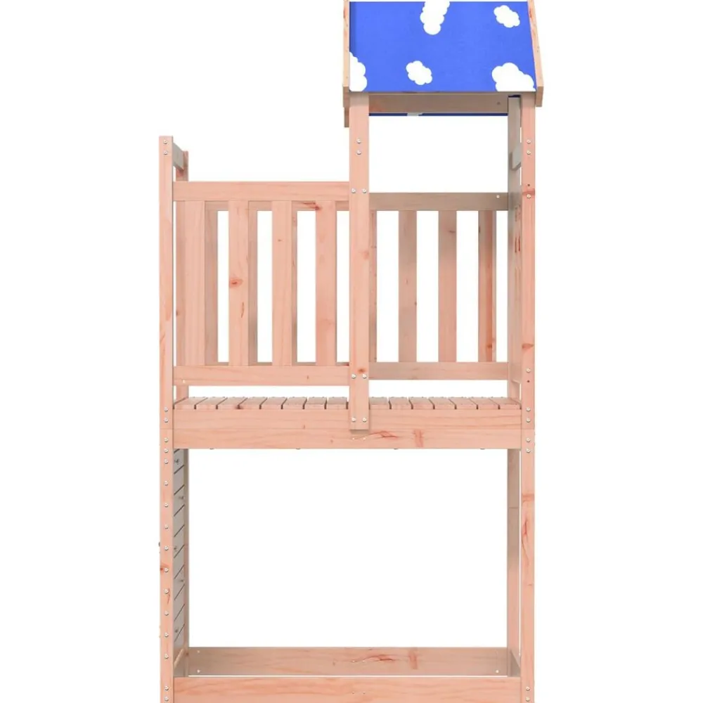 Jeux De Plein Air-vidaXL Tour de jeu Marron 110,5 x 52,5 x 215 cm Bois solide de Douglas