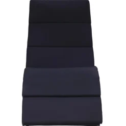 Mobilier De Jardin-vidaXL Transat avec coussin Résine tressée Noir