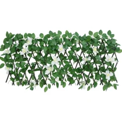 vidaXL Treillis de lierre artificiel extensible vert 180x30 cm