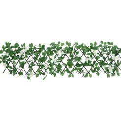 vidaXL Treillis de lierre artificiel extensible vert 180x30 cm